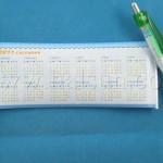 Pen with pull out calendar