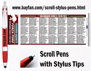 Marketing Scroll Stylus Pens