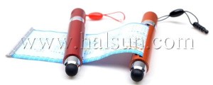 Scroll Banner Stylus for touchscreen tablet device