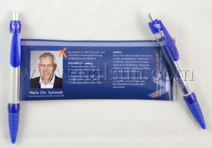 Pull out banner pen