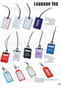 Plastic Custom Luggage Tag